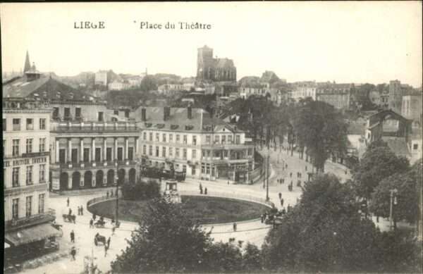 Liege Luettich Place du Theatre