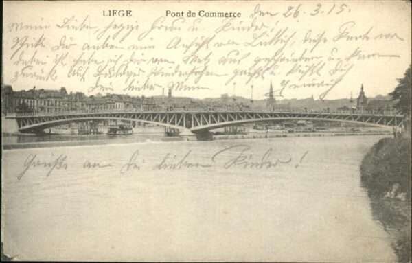 Liege Luettich Pont de Commerce