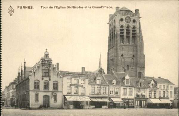 Furnes Tour de Eglise St. Nicolas Grand Place