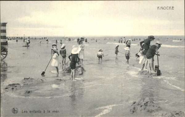 Knocke-sur-Mer Les entfans a la mer