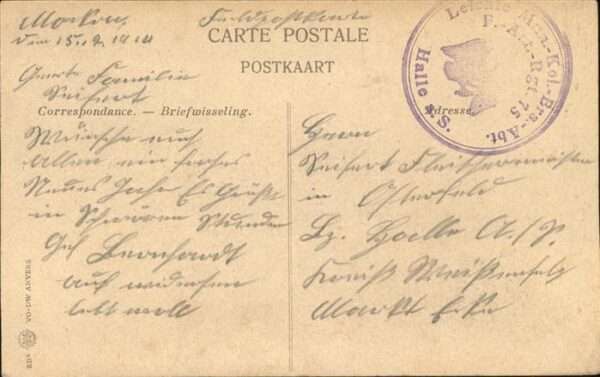 Ostende Oostende Kursaal Cote Nord, Feldpost – Bild 2