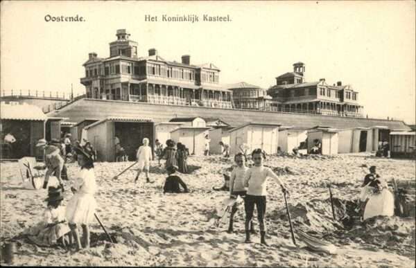 Oostende Ostende Het Koninklik Kasteel Strand