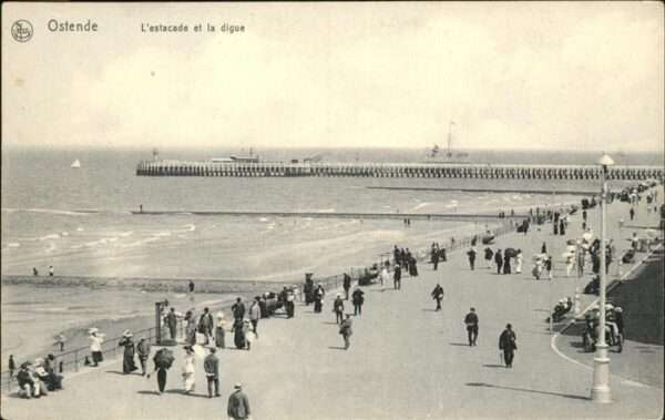 Ostende Oostende digue Strand