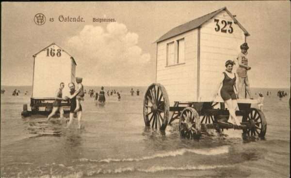 Ostende Oostende Balgneuses Cabines, Feldpost