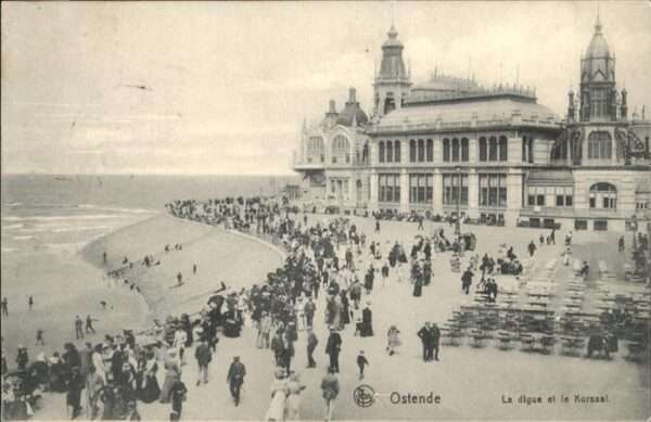 Ostende Oostende Digue et le Kursaal Feldpost