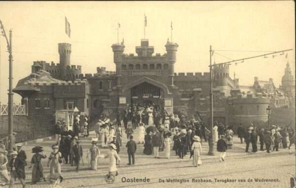 Oostende Ostende De Wellington Renbaan Wettrennen