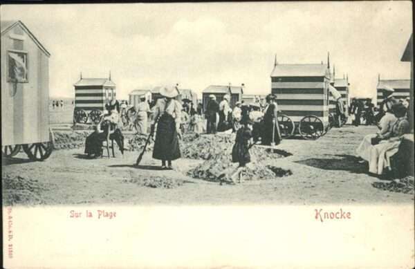 Knocke-sur-Mer sur la plage