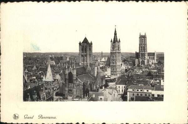 Gand Belgien Panorama