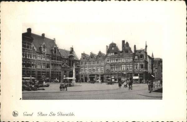 Gand Belgien Place Ste Tharailde