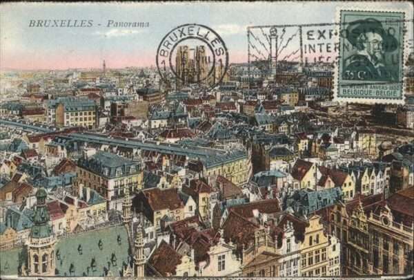 Bruxelles Bruessel Panorama