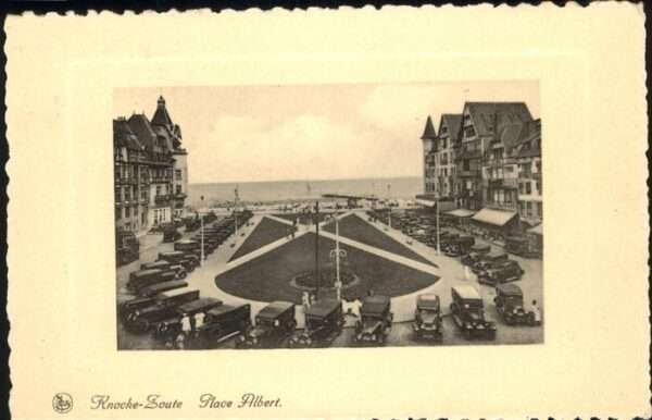 Knocke-sur-Mer Zoute Place Albert Autos, Oldtimer