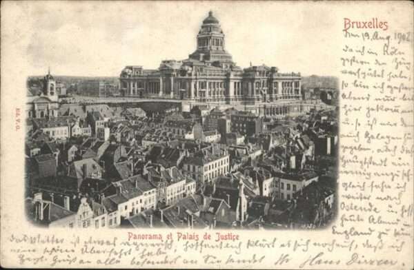 Bruxelles Bruessel Panorama Palais de Justice