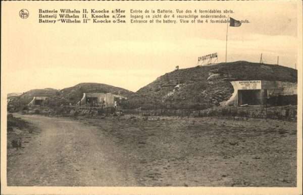 Knocke-sur-Mer Batterie Wilhelm II. Entree