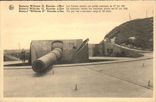 Knocke-sur-Mer Batterie Wilhelm II. Canons