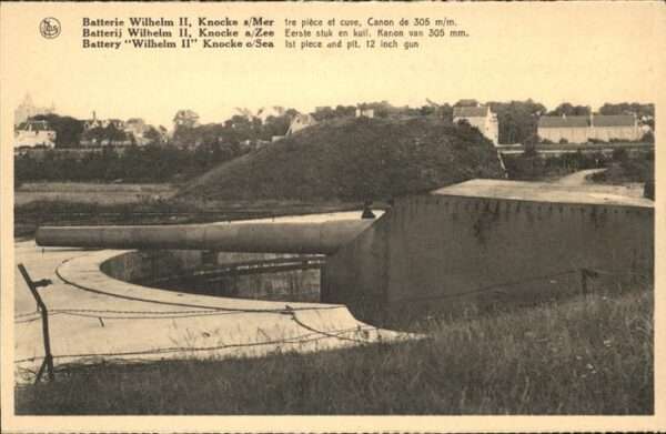 Knocke-sur-Mer Batterie Wilhelm II. Canon