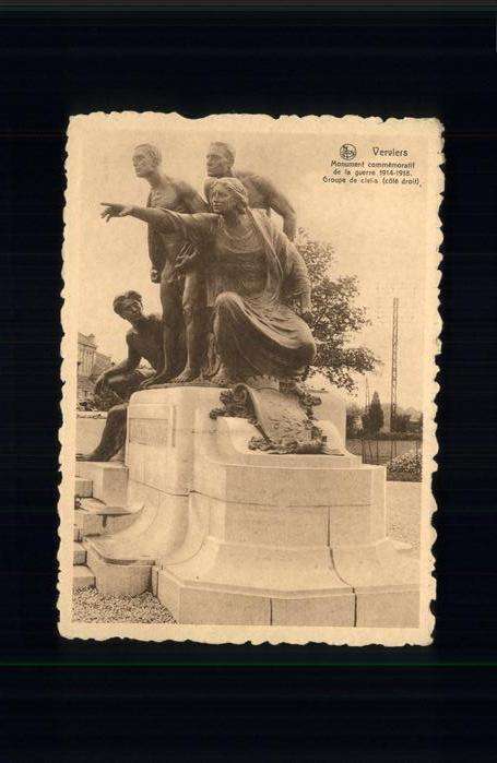 Verviers Liege Wallonie Monument 1914-1918 commenmoratif