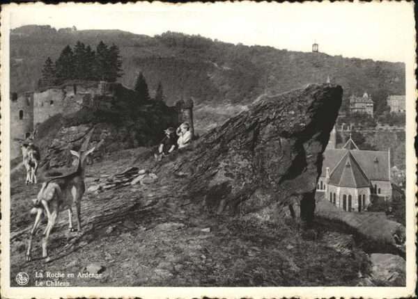 Ardenne-Houyet Chateau Ziegen