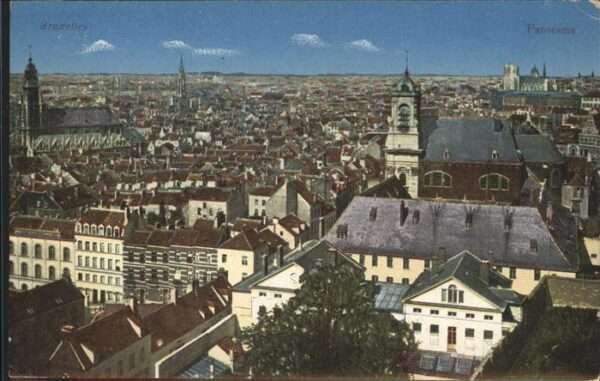 Bruxelles Bruessel Panorama