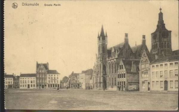 Diksmuide Flandre Groote Markt Feldpost