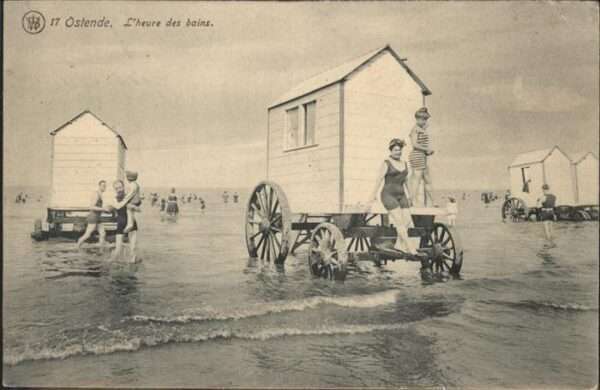 Ostende Oostende bains Kabinen, Feldpost