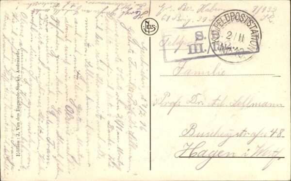 Audenarde West-Vlaanderen La Gare Feldpost – Bild 2