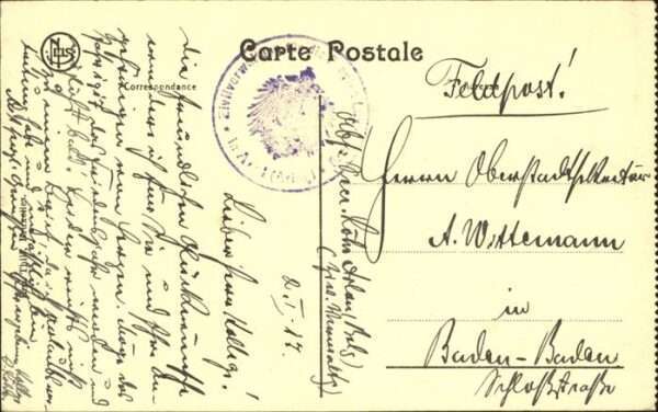 Arlon Wallonie Spetz et Hotel du Beau Site Feldpost – Bild 2