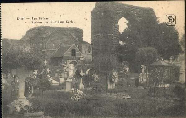 Diest Vlaams-Brabant Ruinen Sint Jans Kerk, Kirche