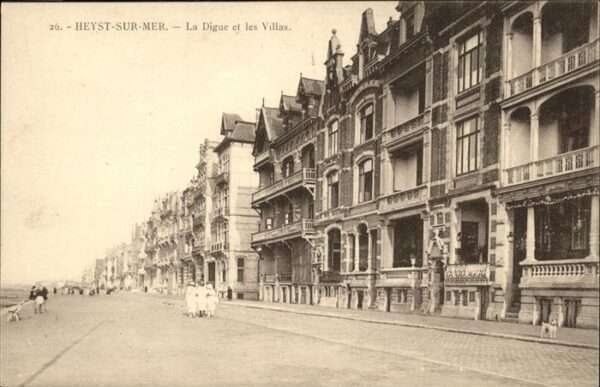 Heyst-sur-Mer Digue et les Villas