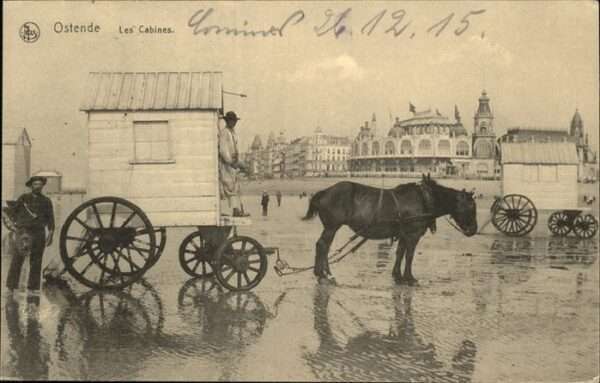 Ostende Oostende Les Cabines Pferd, Feldpost