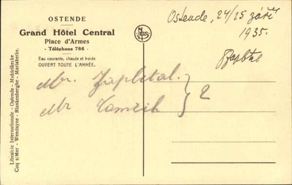 Ostende Oostende Hotel Central – Bild 2