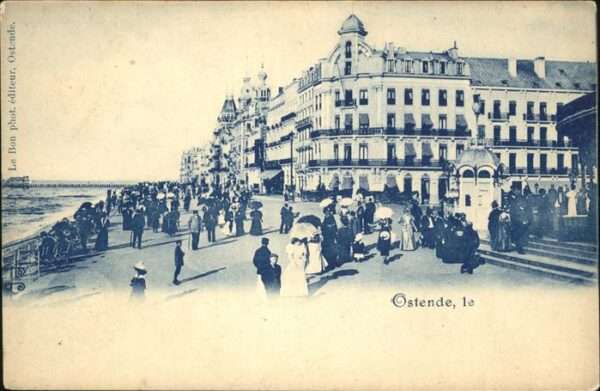 Ostende Oostende Strand Promenade