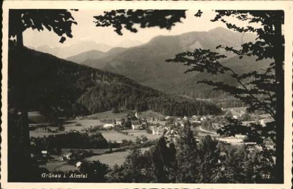 Gruenau Almtal Panorama