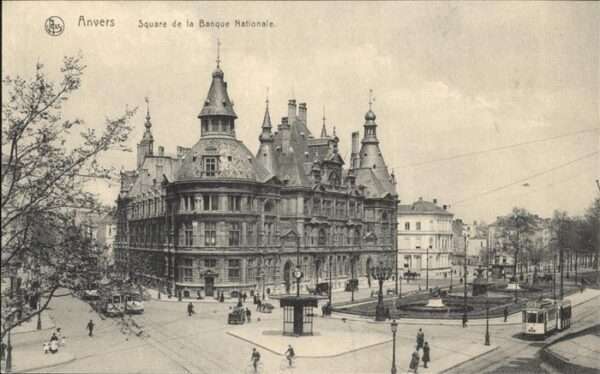Anvers Antwerpen Square de la Banque Nationale