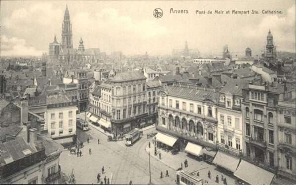 Anvers Antwerpen Pont de Meir
Rennpart Ste. Catherine