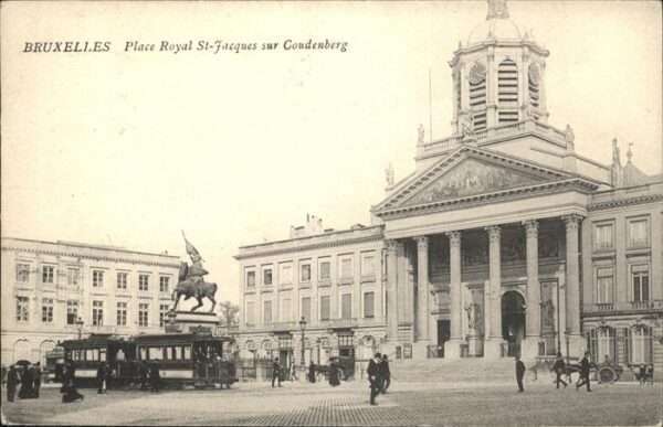 Bruxelles Bruessel Place Royal St.-jacques sur Coudenberg