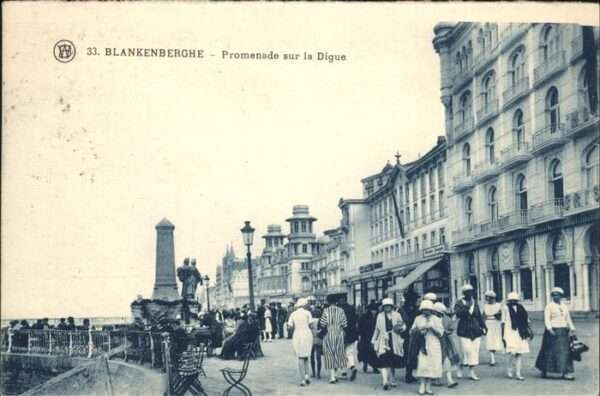 Blankenberghe promenade sur la Digue