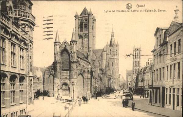 Gand Belgien Eglise St. Nicolas
