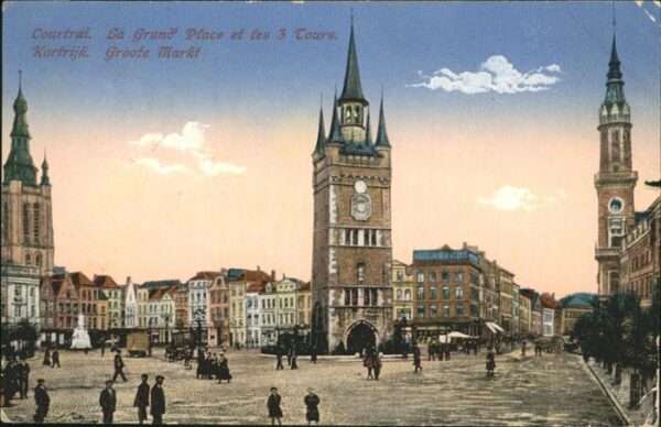 Courtrai KORTRIJK Flandre Belgie Grand Place
Les 3 Tours