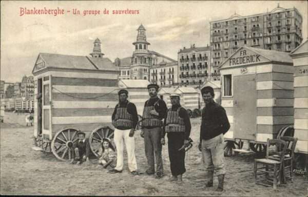 Blankenberghe Groupe de sauveteur