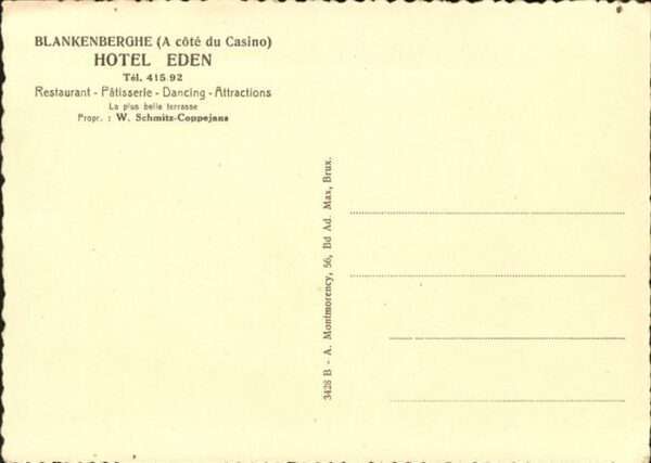 Blankenberghe Hotel Eden – Bild 2