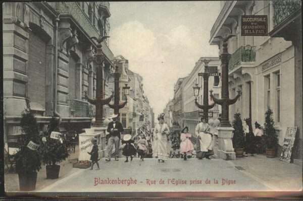 Blankenberghe Rue de L_eglise de la Digue