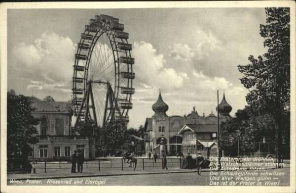 Wien Prater Riesenrad Eisvogel