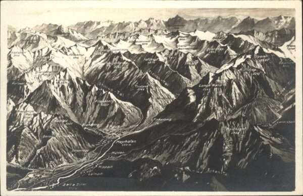 Mayrhofen Zillertal Fliegeraufnahme