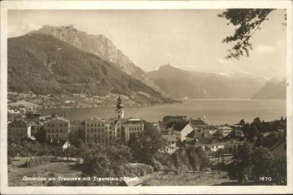 Gmunden Salzkammergut Traunsee Traunstein