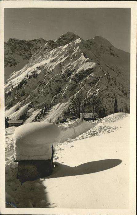 Riezlern Kleinwalsertal Vorarlberg Widderstein
