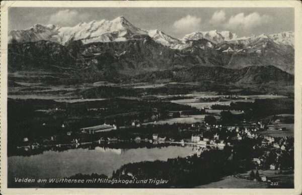 Velden Woerthersee Mittagskogel Triglav