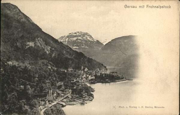 Gersau Vierwaldstaettersee Frohnalpstock