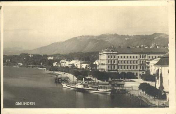Gmunden Salzkammergut Schiff