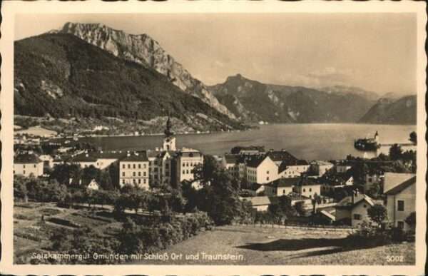 Gmunden Salzkammergut Schloss Ort Traunstein