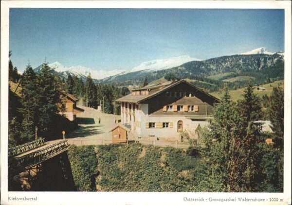 Walserschanz Kleinwalsertal Grenz Gasthof